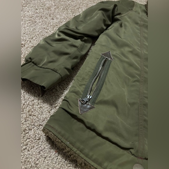 Anthropologie Oversized Sherpa-Lined Parka Jacket Size Small - Picture 6 of 7